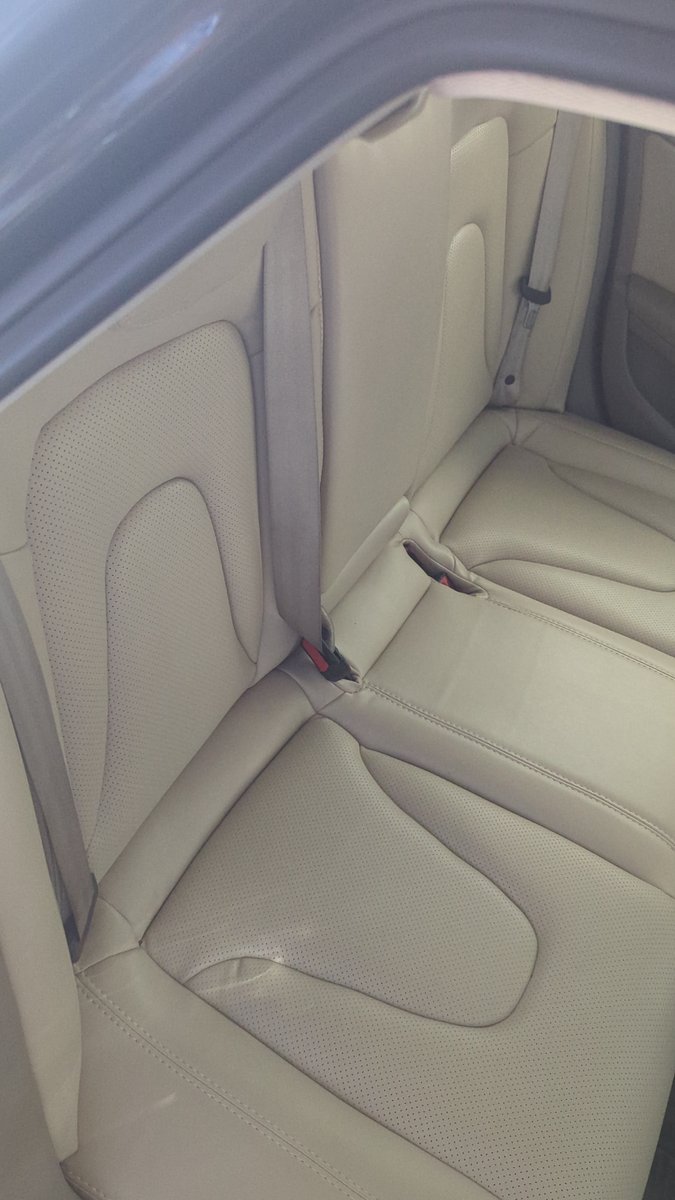 Audi A4 custom leather interior and high-performance touchscreen system upgrade
